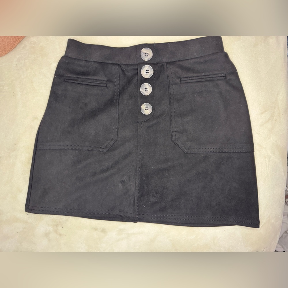 Black Mini Pencil Skirt for Work